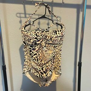 LEOPARD PRINT SWIM SUIT